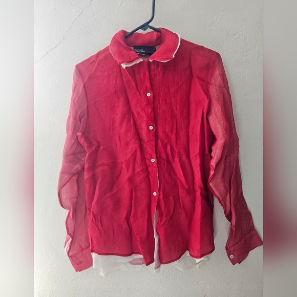 Vintage Hilfiger Collection Silk Blouse - Picture 2 of 10